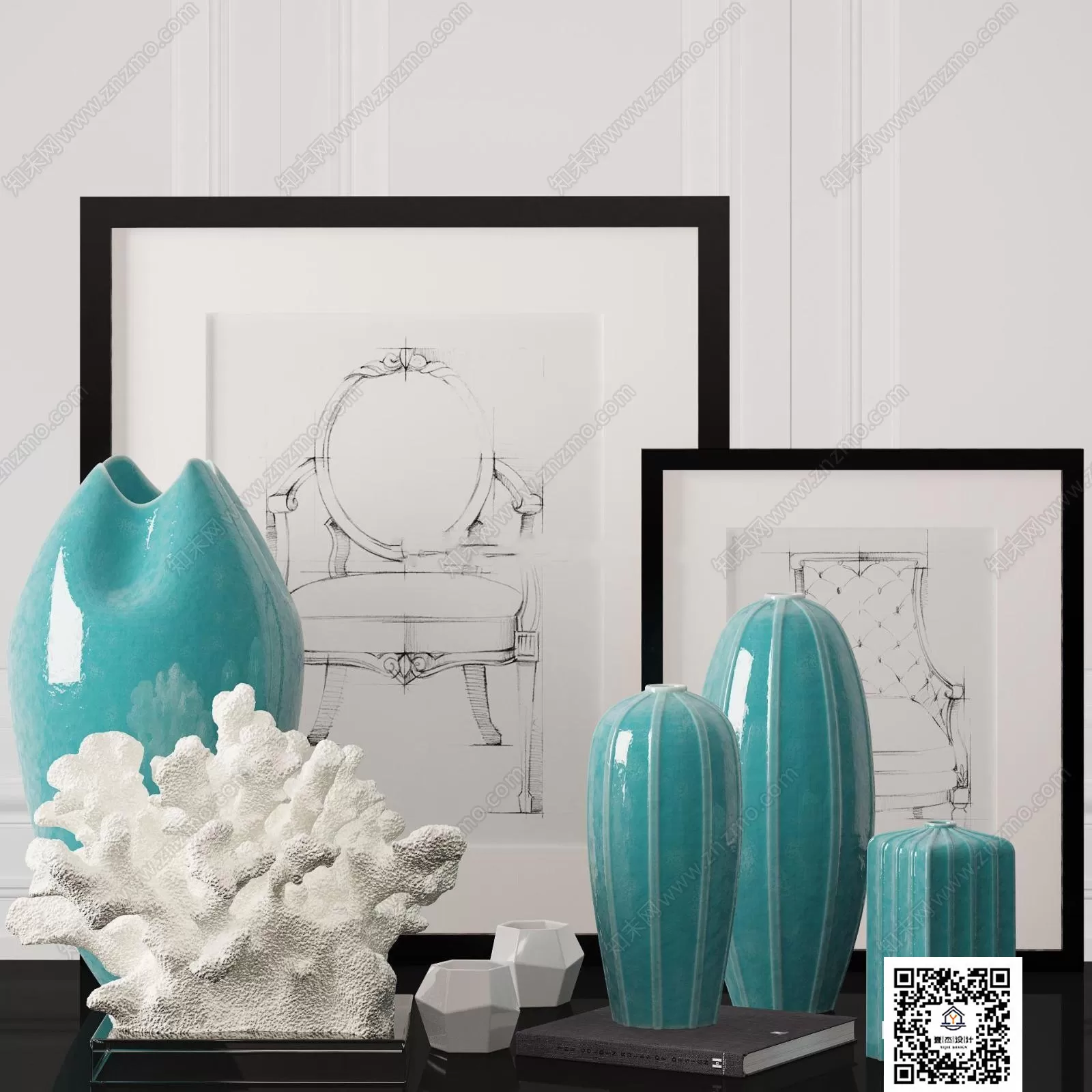 DECORATION SETS – 3D MODELS – 697 – PRO