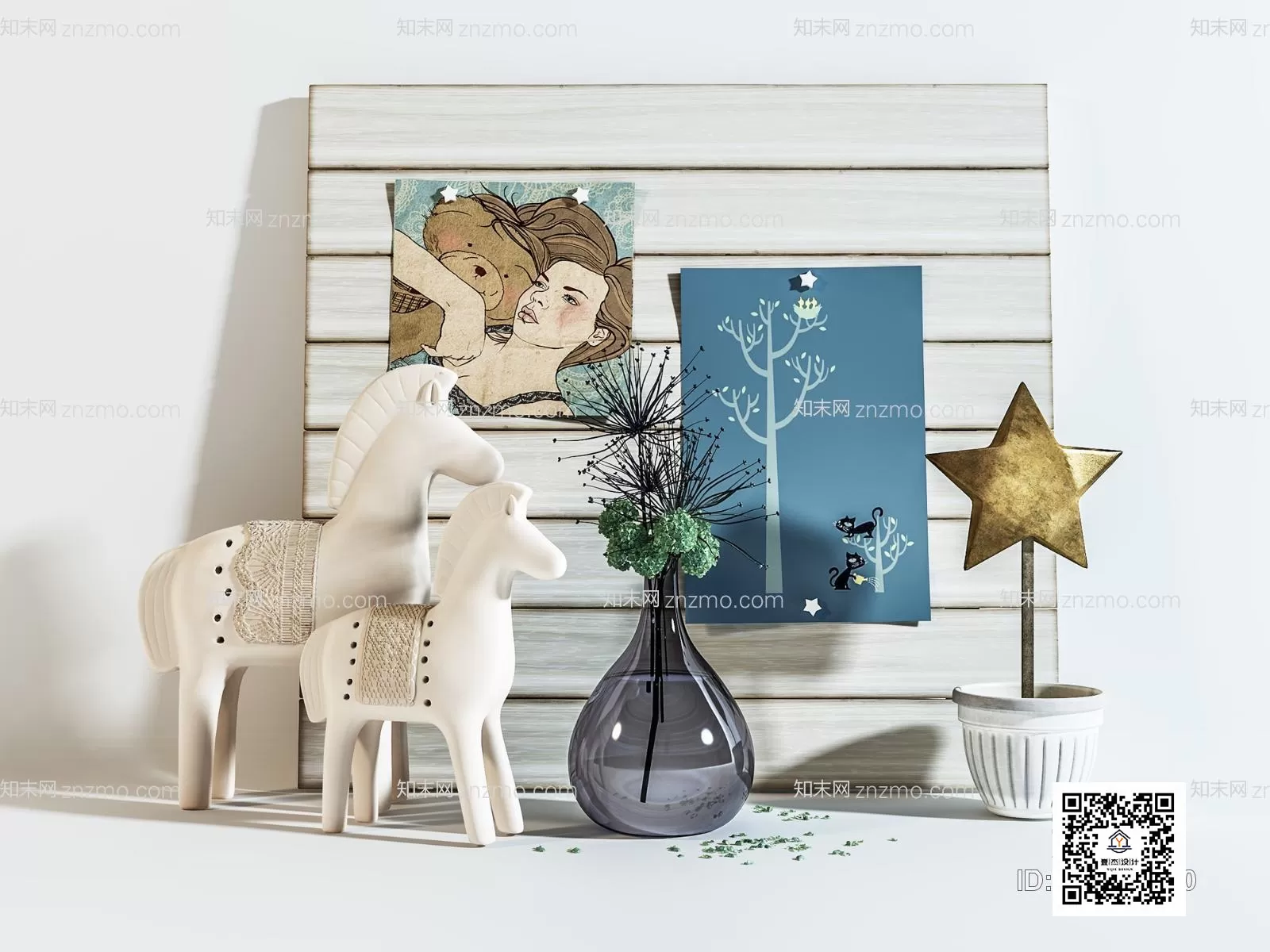 DECORATION SETS – 3D MODELS – 705 – PRO