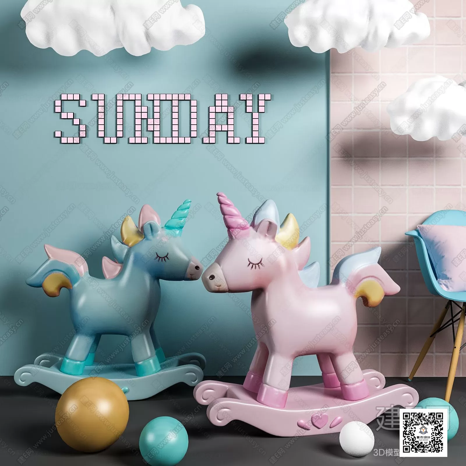 DECORATION SETS – 3D MODELS – 783 – PRO