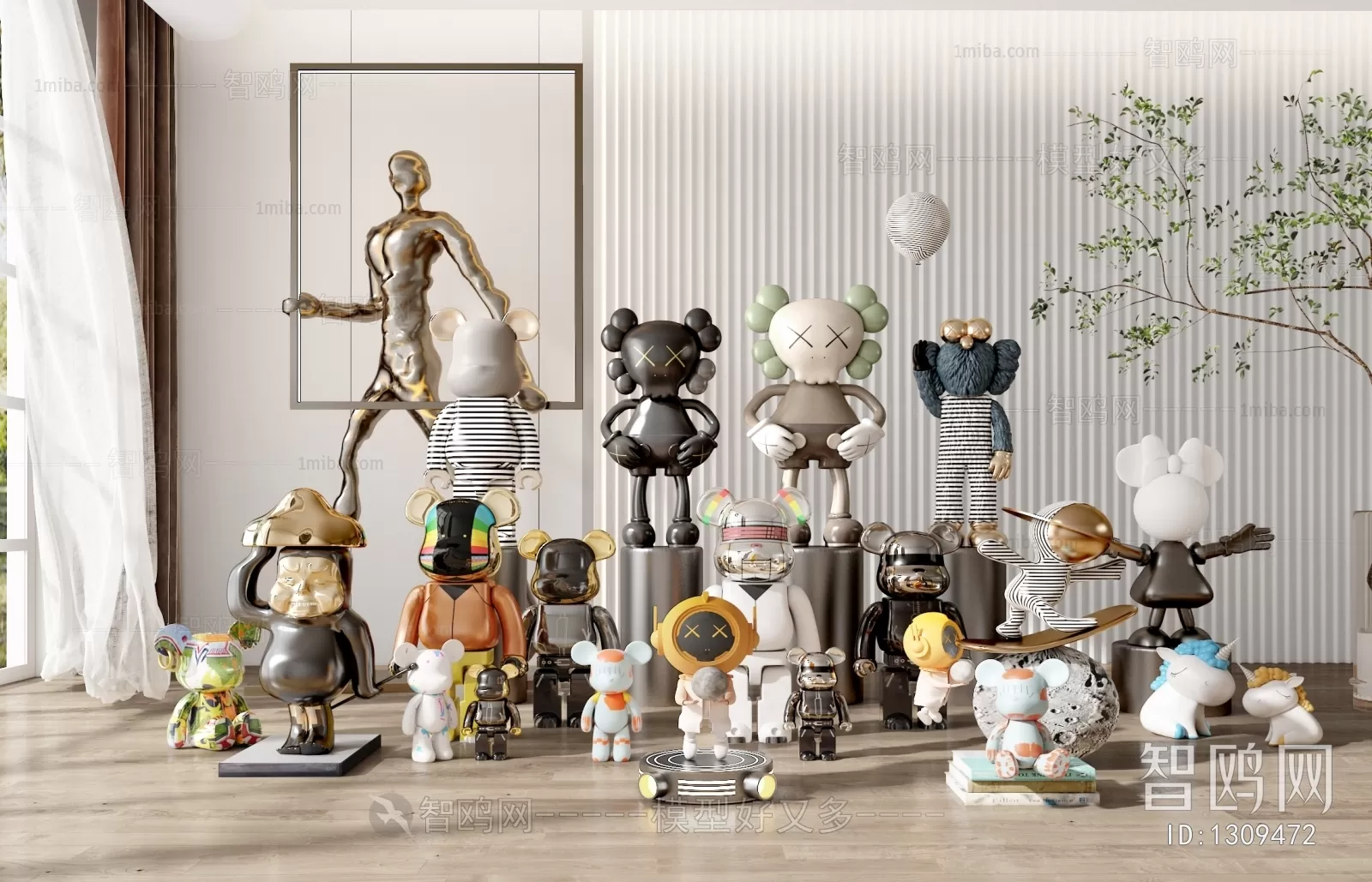 SCULPTURE – DECOR – 3D MODELS – 055 – PRO