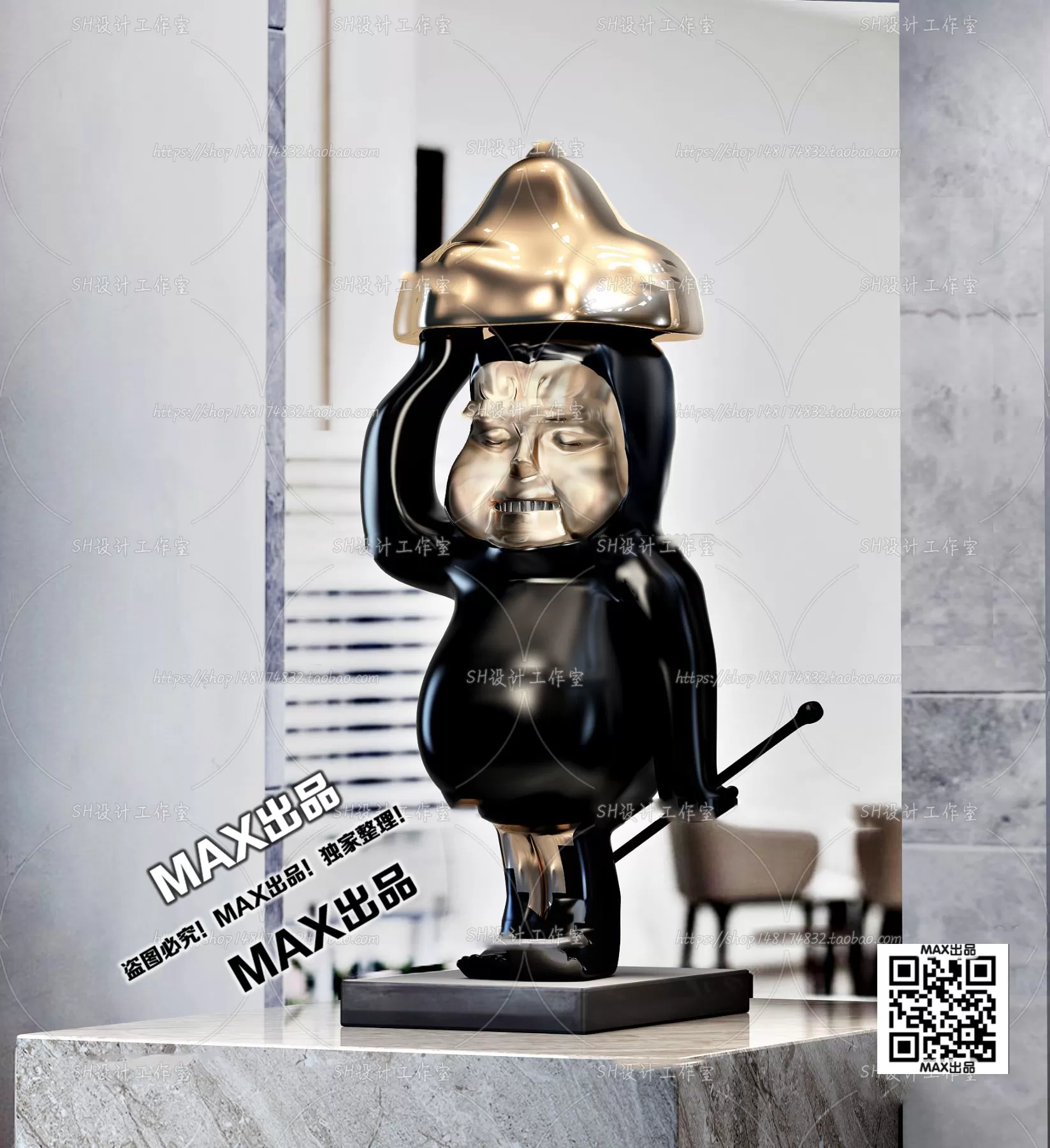 SCULPTURE – DECOR – 3D MODELS – 069 – PRO