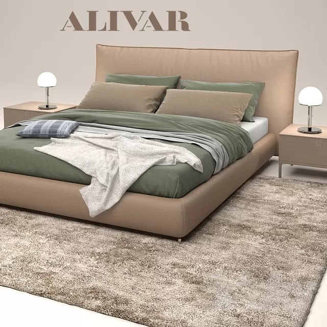 3DSKYMODEL – Bed – 2327