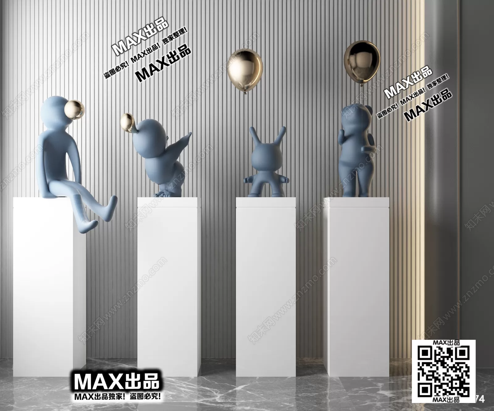 SCULPTURE – DECOR – 3D MODELS – 155 – PRO