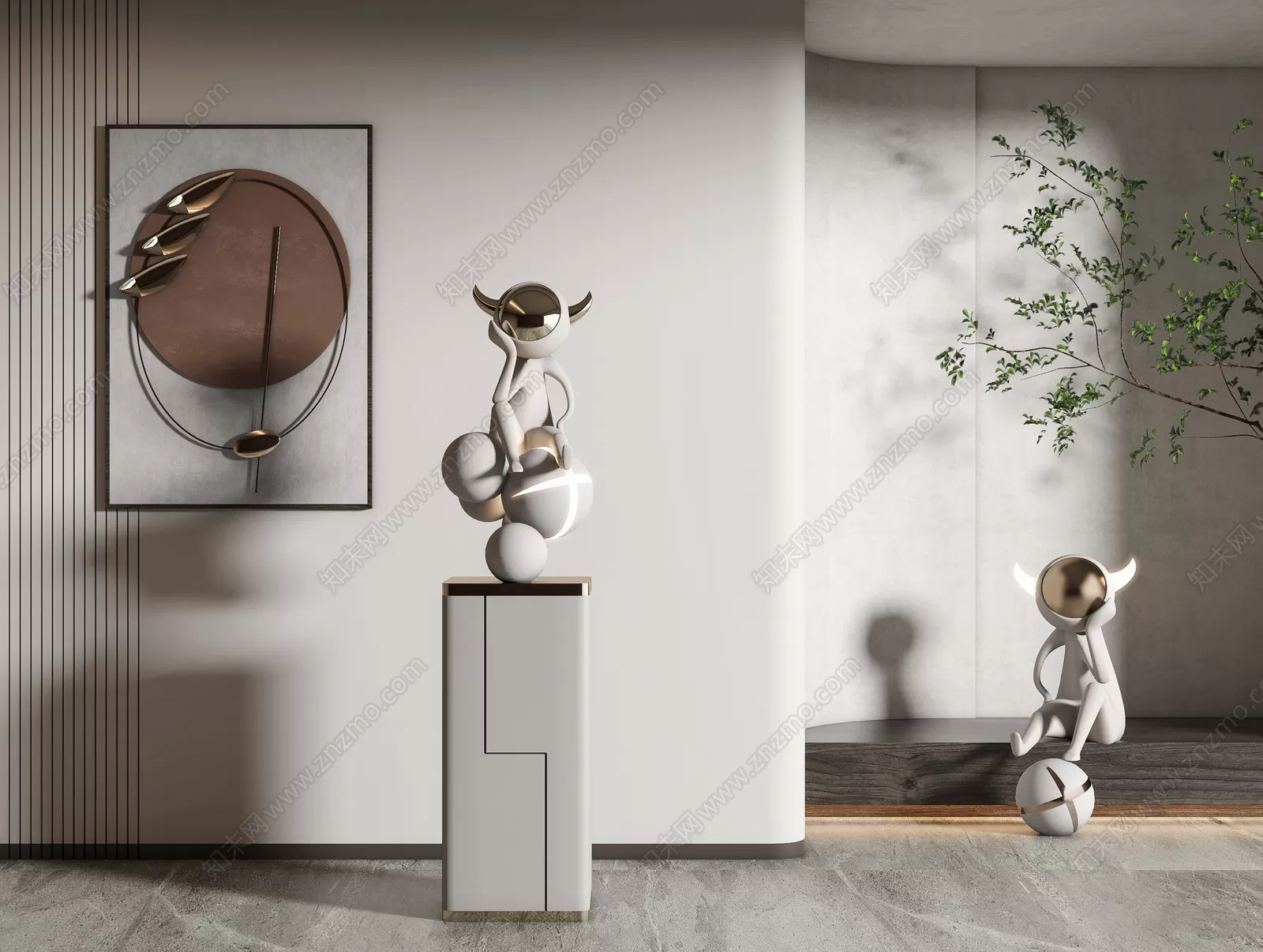 SCULPTURE – DECOR – 3D MODELS – 208 – PRO