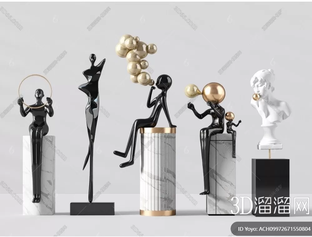 SCULPTURE – DECOR – 3D MODELS – 256 – PRO