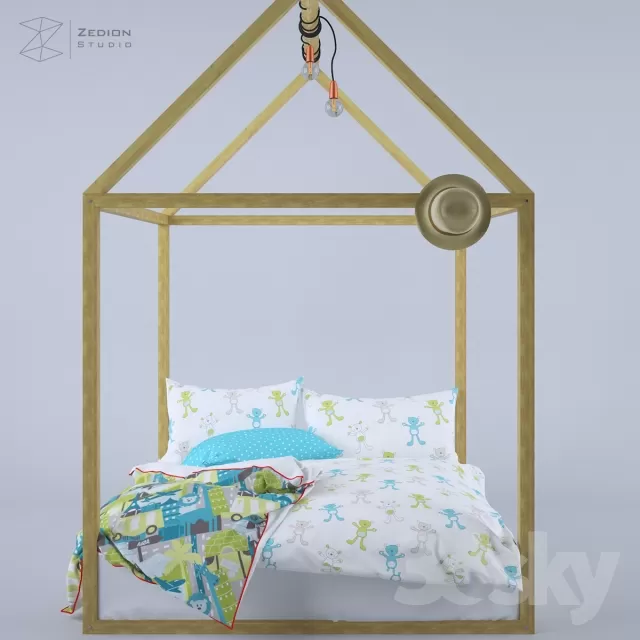 3DSKYMODEL – Bed – 2341