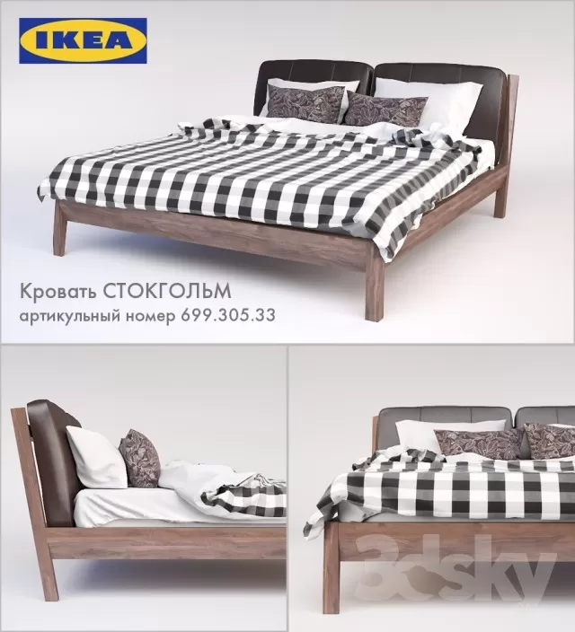 3DSKYMODEL – Bed – 2355