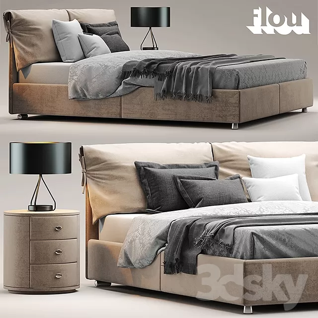 3DSKYMODEL – Bed – 2391