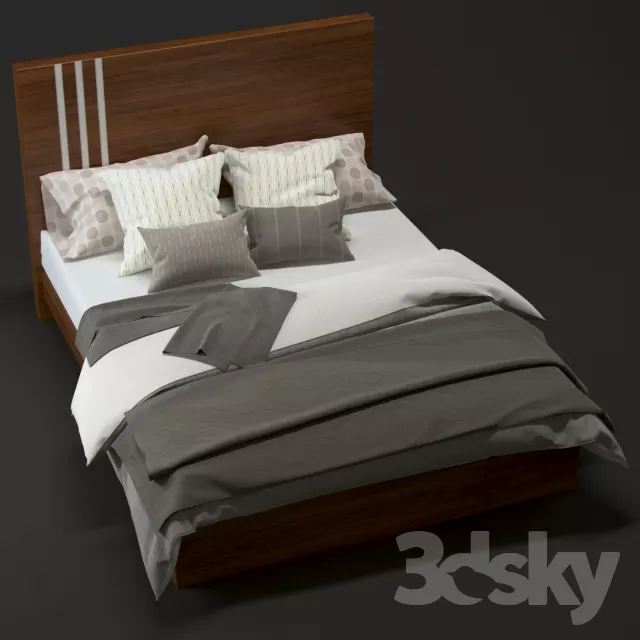 3DSKYMODEL – Bed – 2409