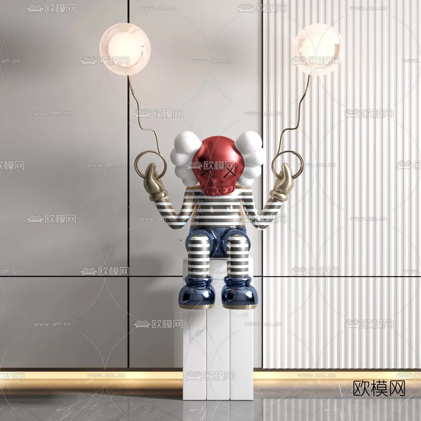 SCULPTURE LIGHT – 3D MODELS – 003 – PRO