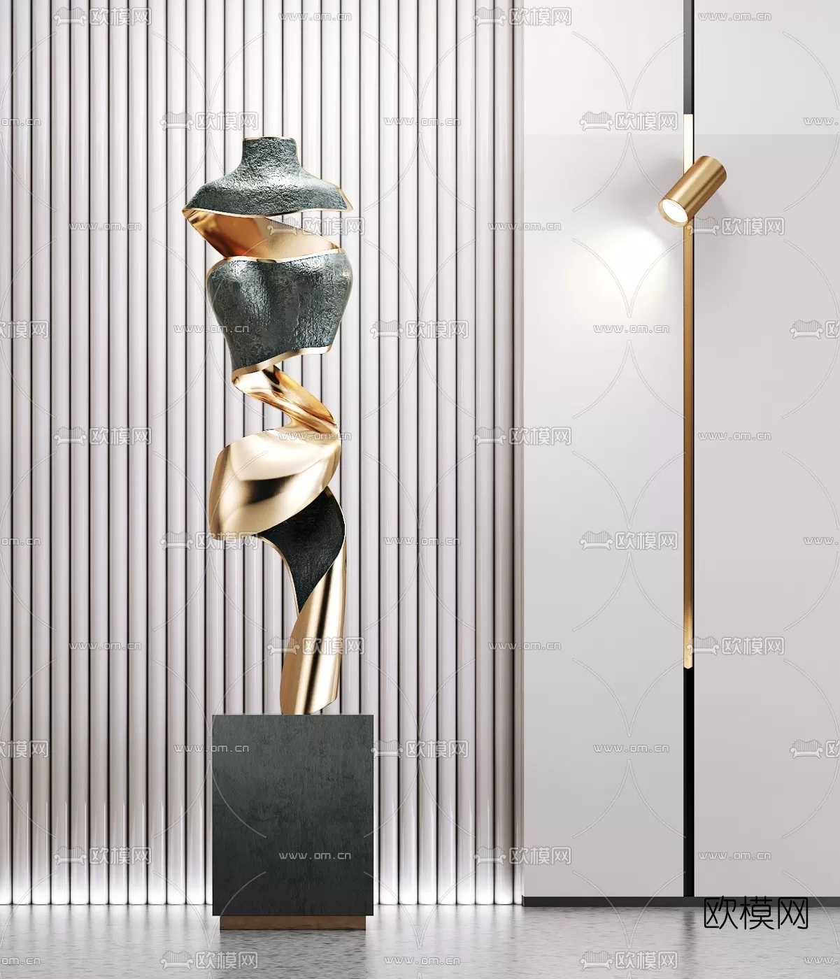 SCULPTURE LIGHT – 3D MODELS – 005 – PRO