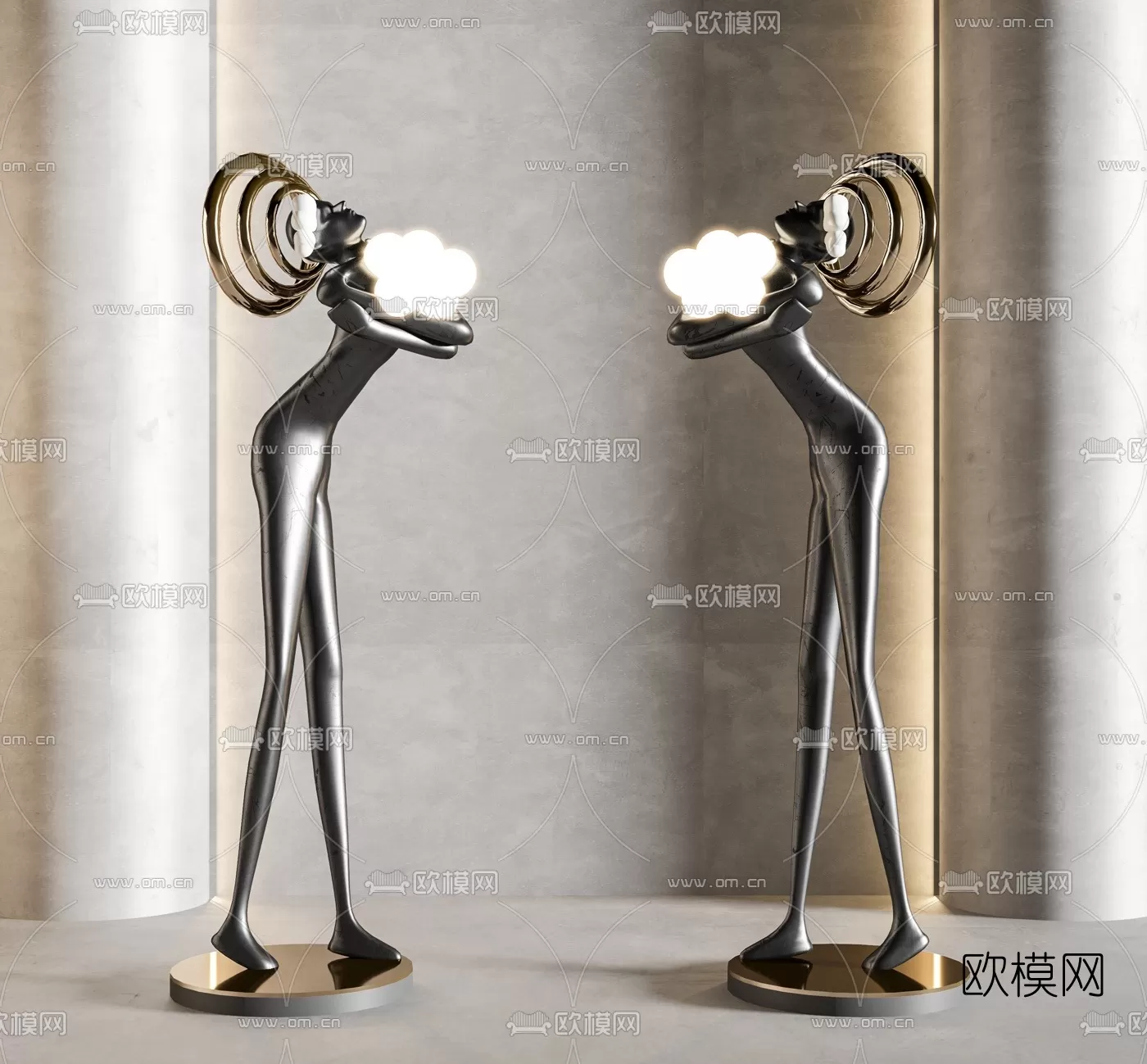 SCULPTURE LIGHT – 3D MODELS – 012 – PRO