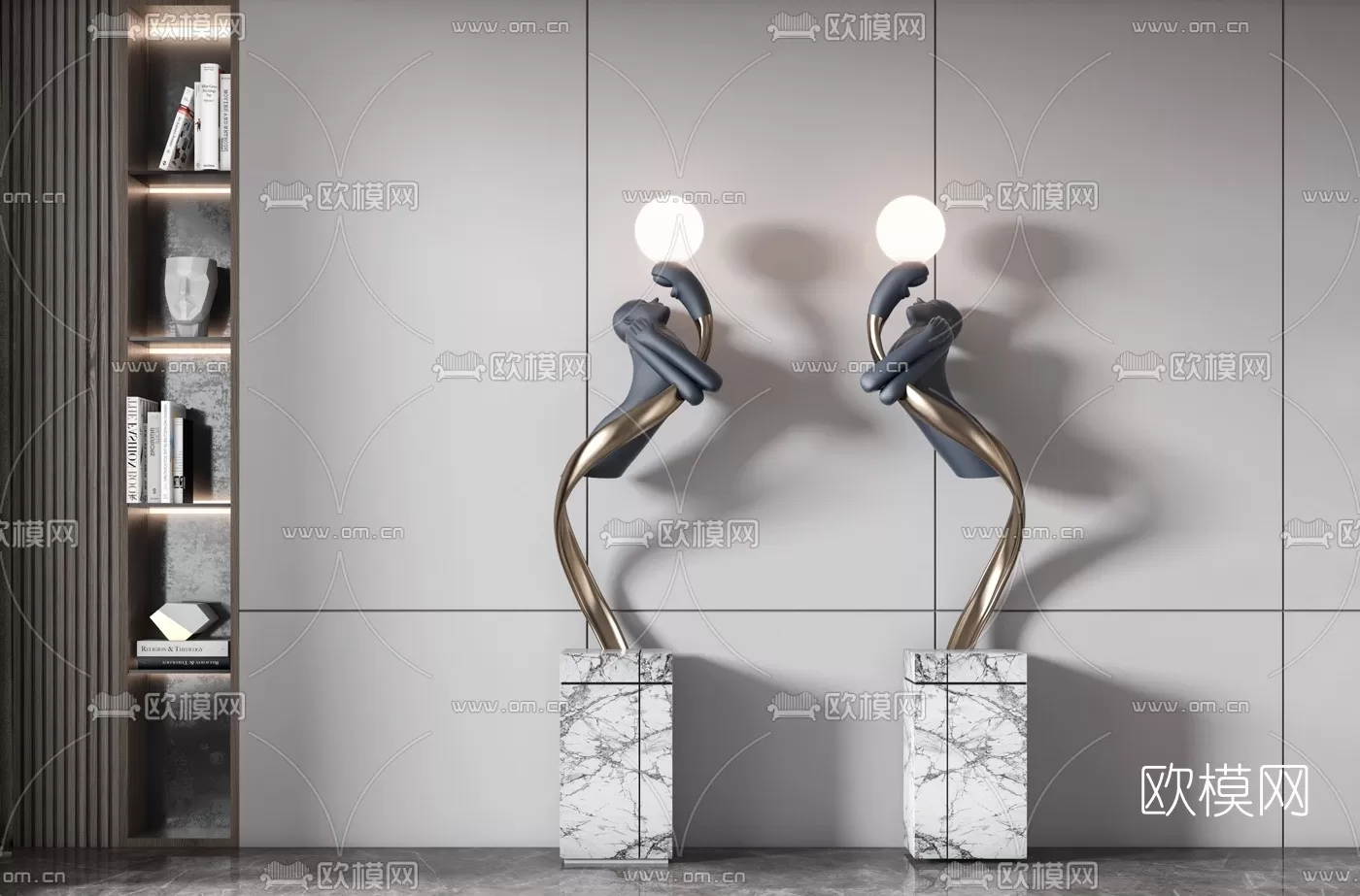 SCULPTURE LIGHT – 3D MODELS – 014 – PRO