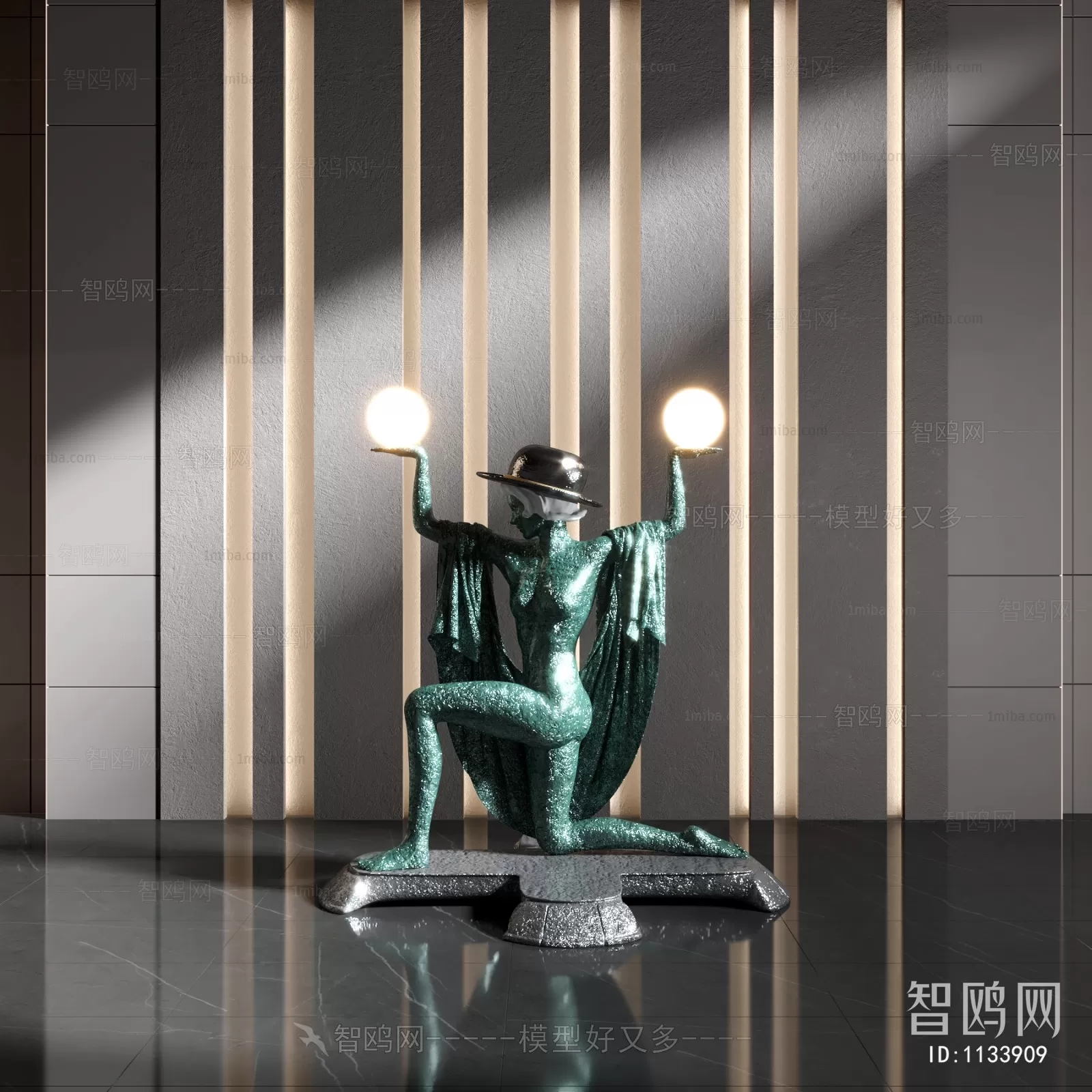 SCULPTURE LIGHT – 3D MODELS – 024 – PRO