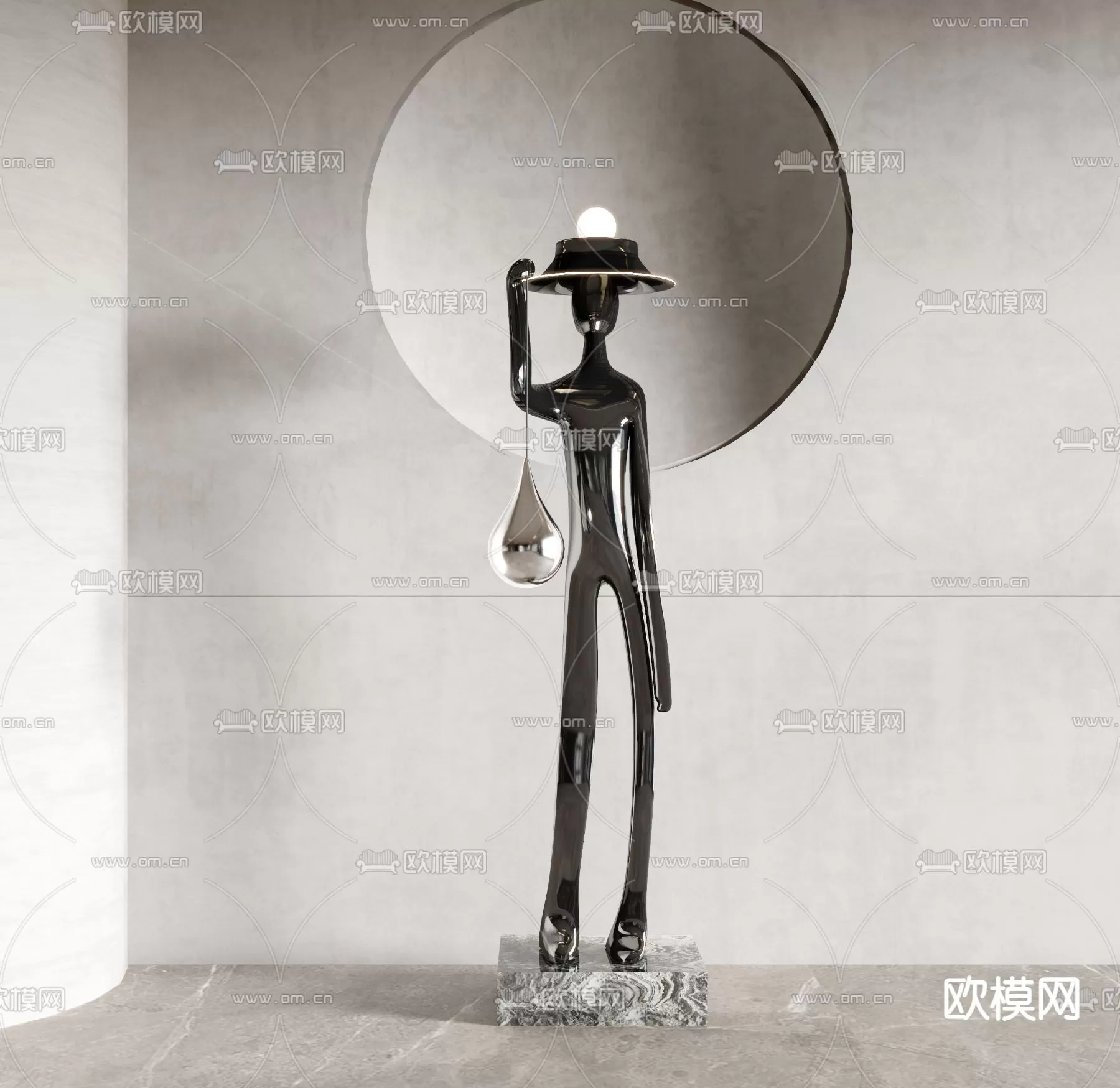 SCULPTURE LIGHT – 3D MODELS – 026 – PRO