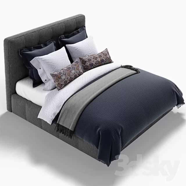 3DSKYMODEL – Bed – 2434
