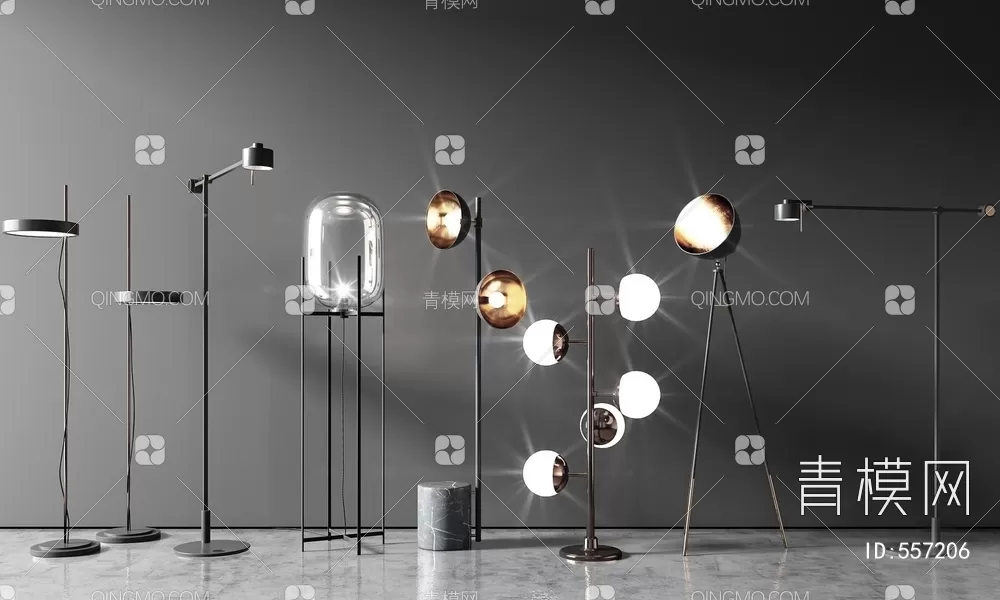 FLOOR LIGHT – 3D SKY MODELS – 095 – PRO