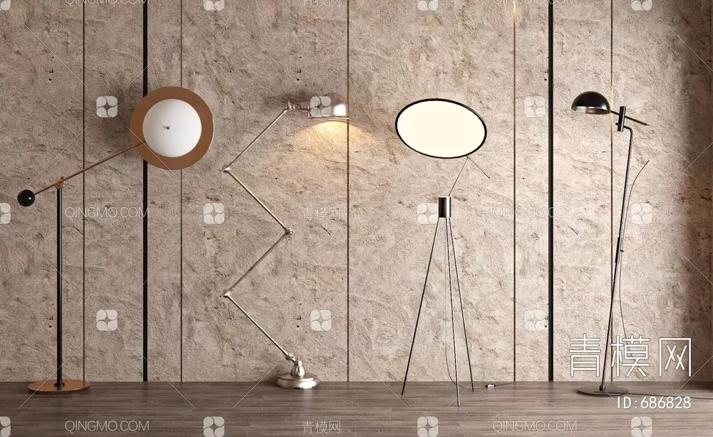 FLOOR LIGHT – 3D SKY MODELS – 108 – PRO