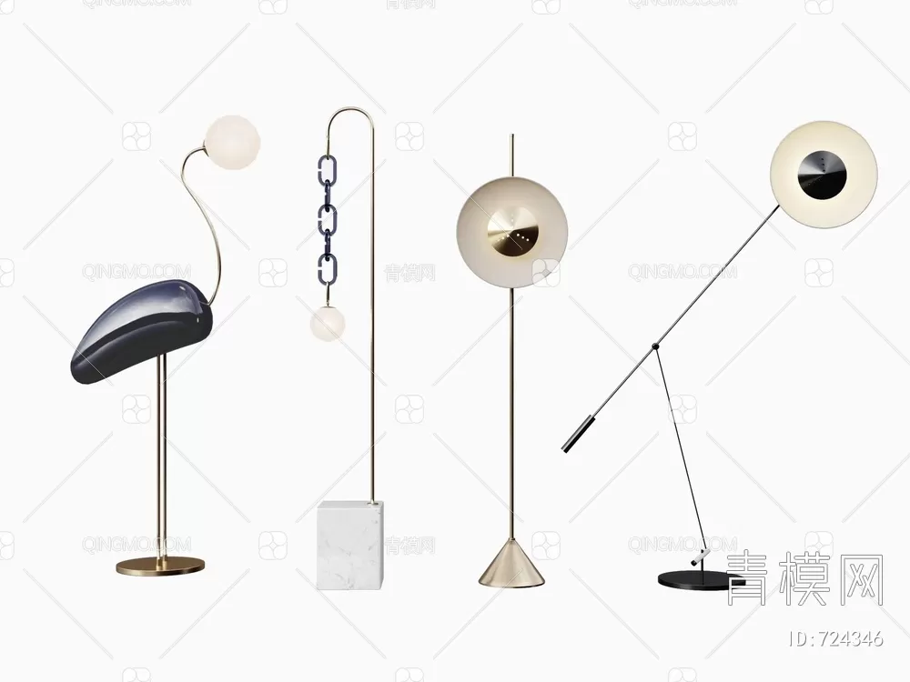 FLOOR LIGHT – 3D SKY MODELS – 155 – PRO