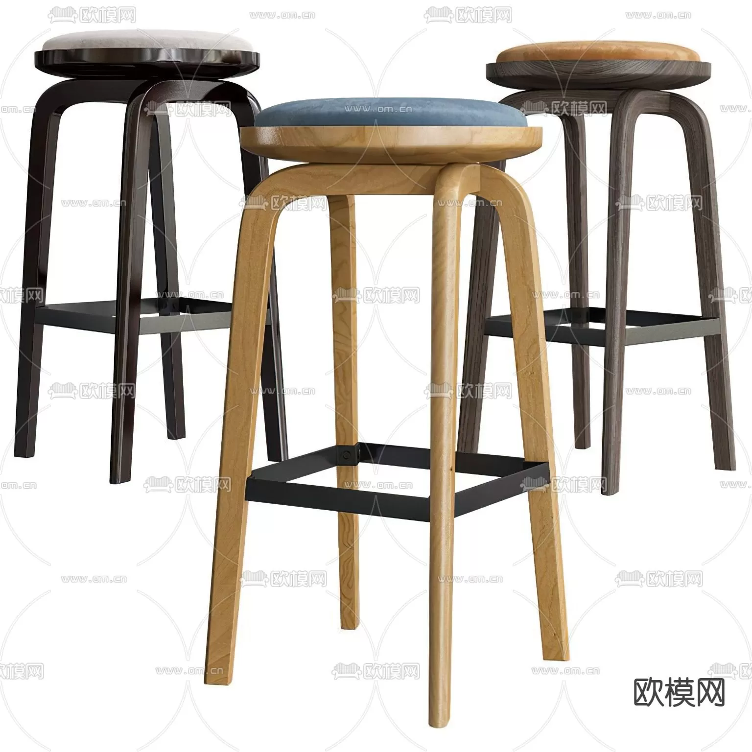 STOOL – BAR CHAIR – 3DMODELS – 008 – PRO