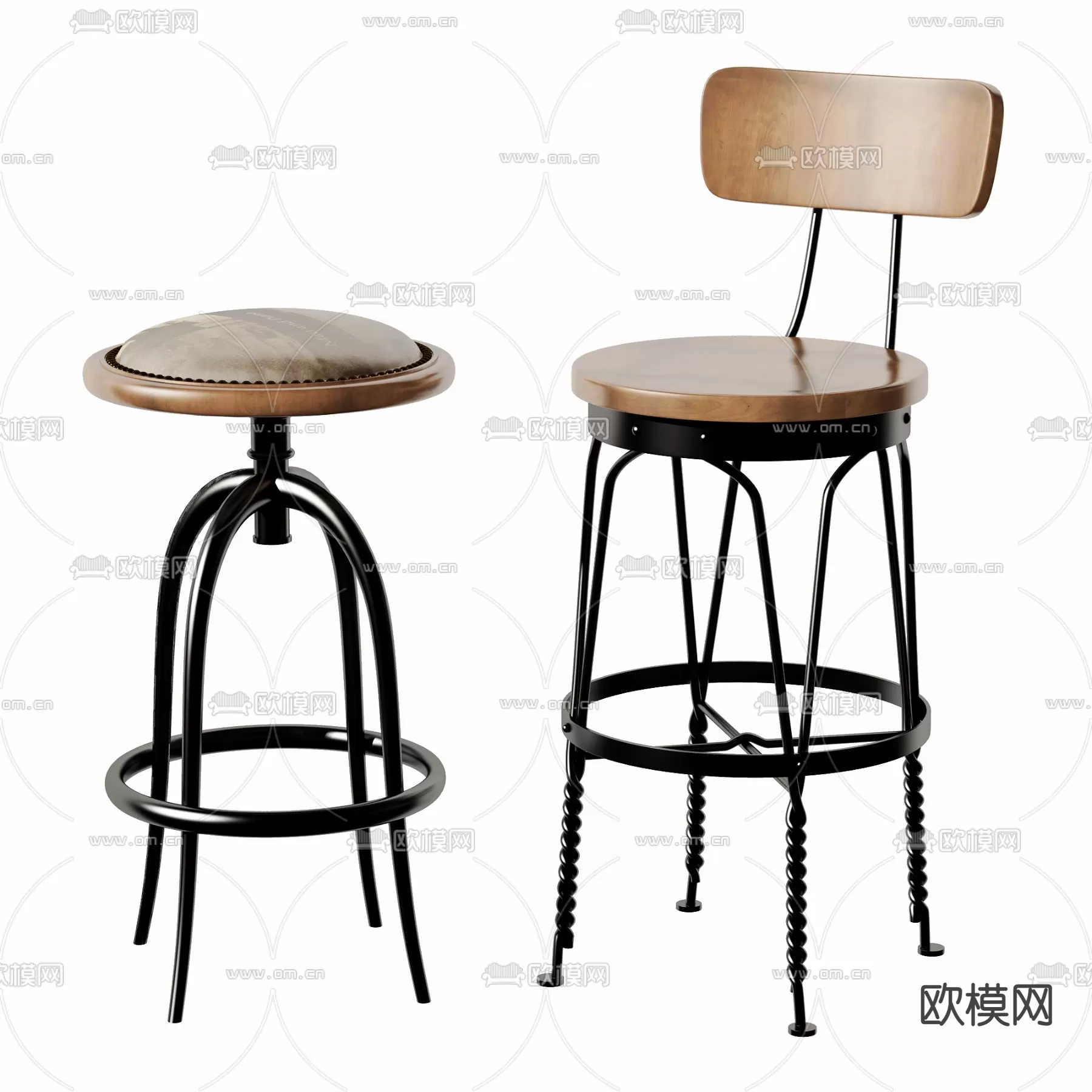 STOOL – BAR CHAIR – 3DMODELS – 016 – PRO