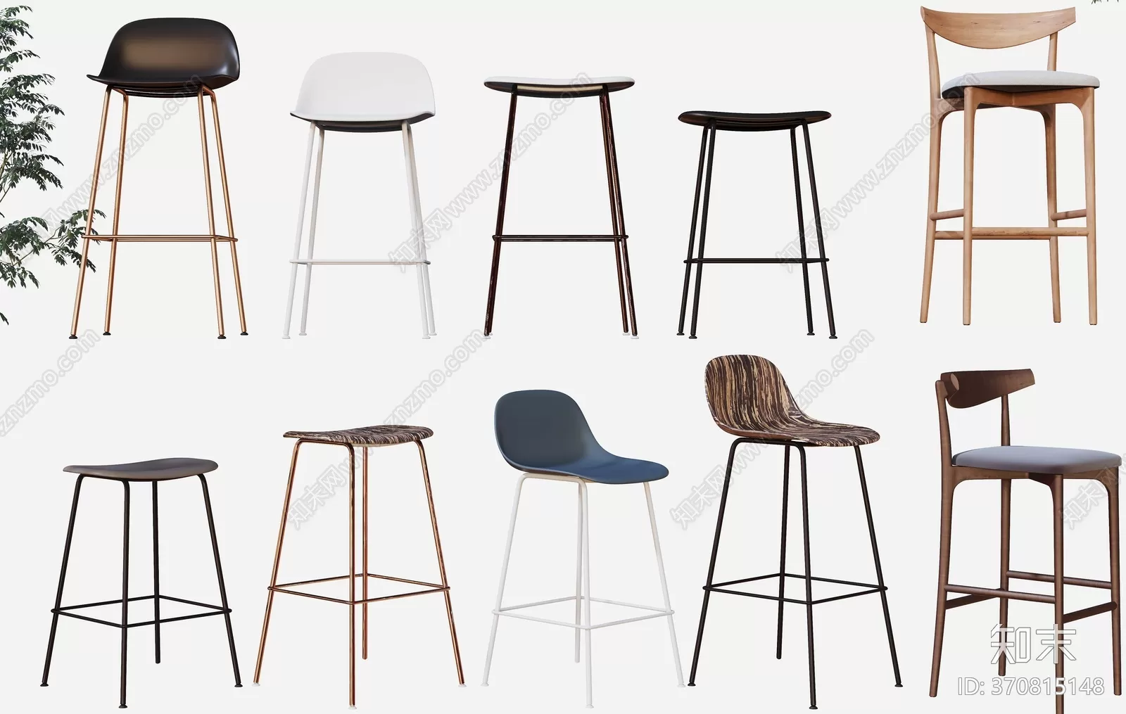 STOOL – BAR CHAIR – 3DMODELS – 040 – PRO