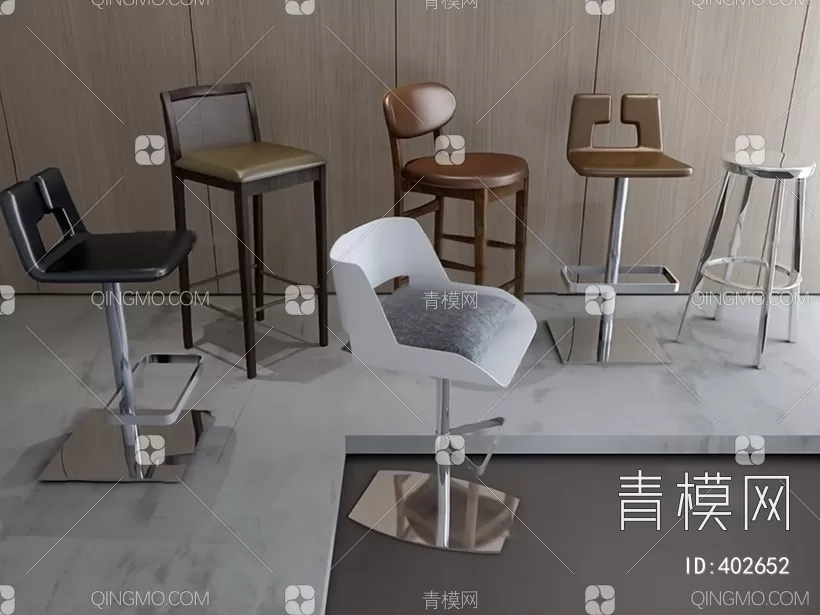 STOOL – BAR CHAIR – 3DMODELS – 059 – PRO