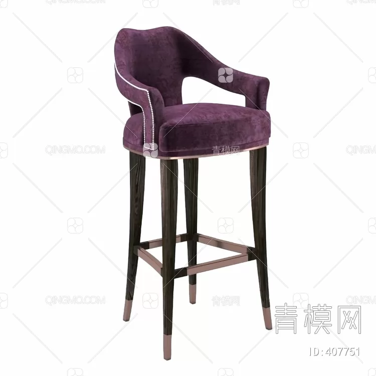 STOOL – BAR CHAIR – 3DMODELS – 076 – PRO