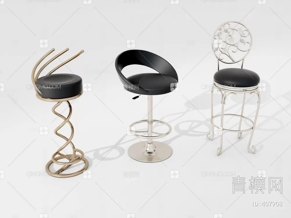 STOOL – BAR CHAIR – 3DMODELS – 078 – PRO