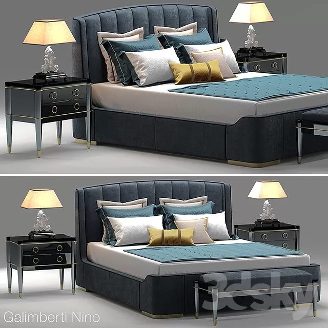 3DSKYMODEL – Bed – 2451