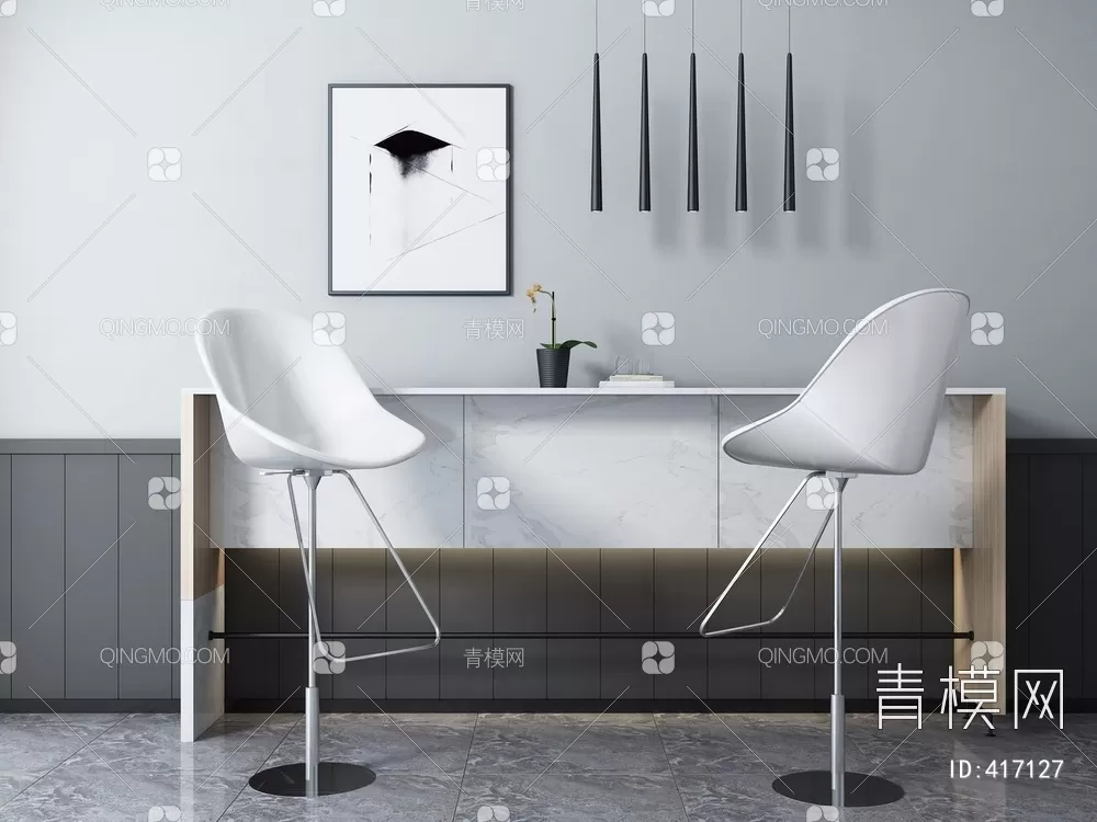 STOOL – BAR CHAIR – 3DMODELS – 096 – PRO