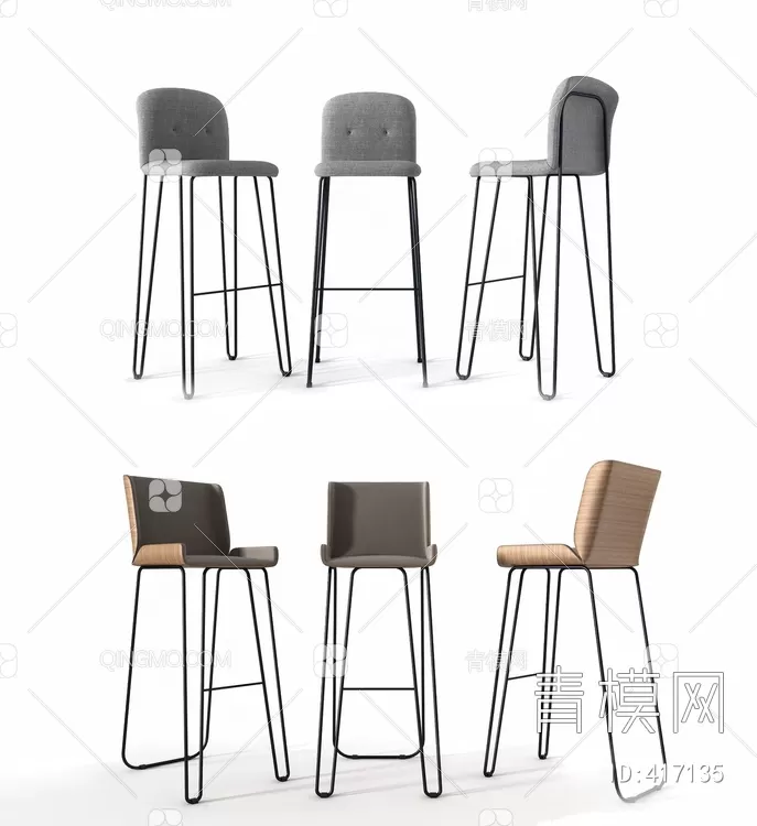 STOOL – BAR CHAIR – 3DMODELS – 101 – PRO