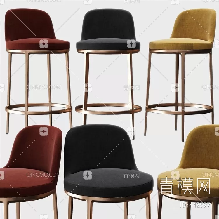 STOOL – BAR CHAIR – 3DMODELS – 114 – PRO