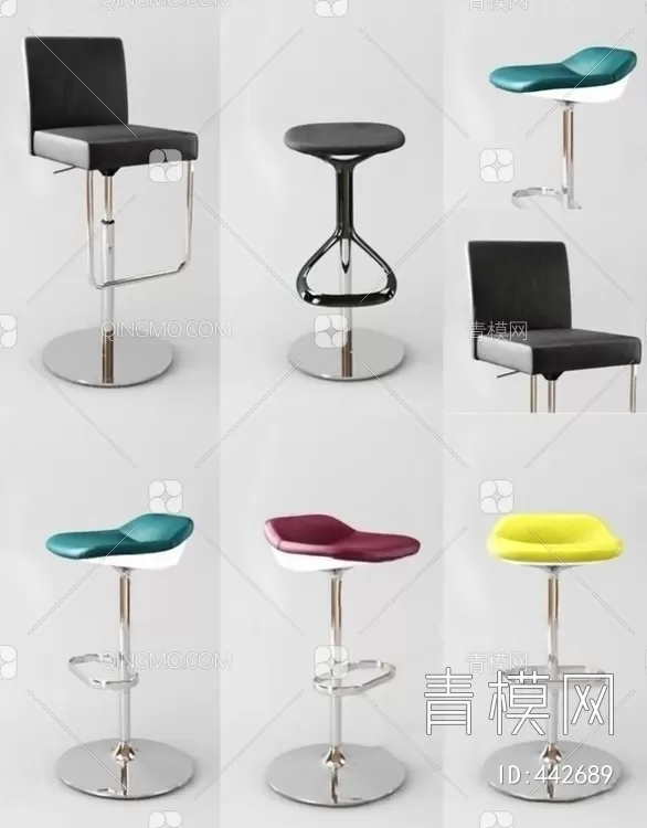 STOOL – BAR CHAIR – 3DMODELS – 115 – PRO