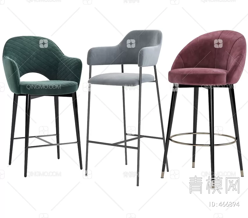 STOOL – BAR CHAIR – 3DMODELS – 132 – PRO