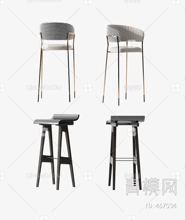 STOOL – BAR CHAIR – 3DMODELS – 134 – PRO