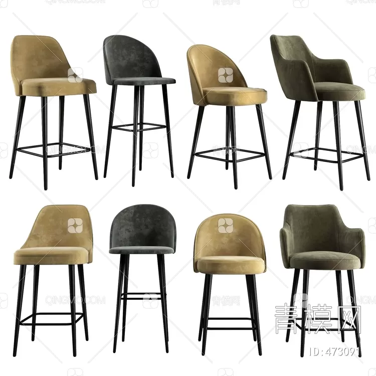 STOOL – BAR CHAIR – 3DMODELS – 155 – PRO