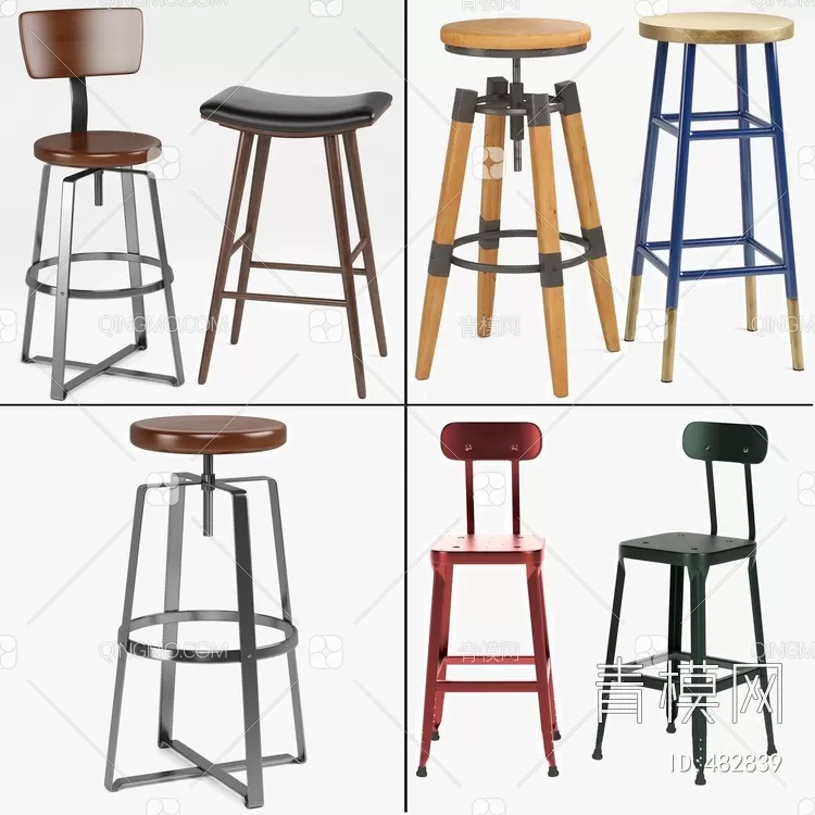STOOL – BAR CHAIR – 3DMODELS – 165 – PRO