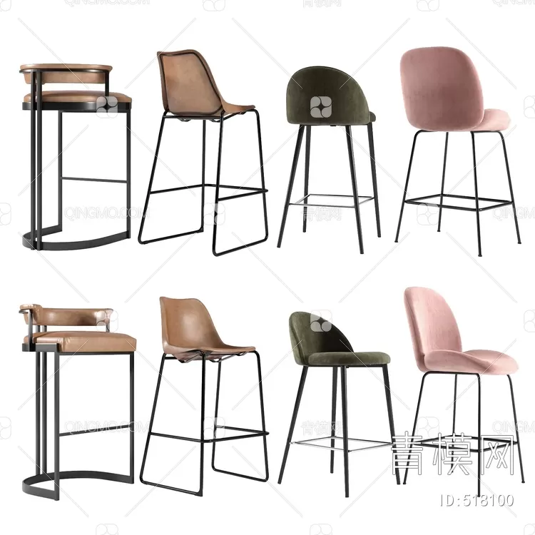 STOOL – BAR CHAIR – 3DMODELS – 184 – PRO