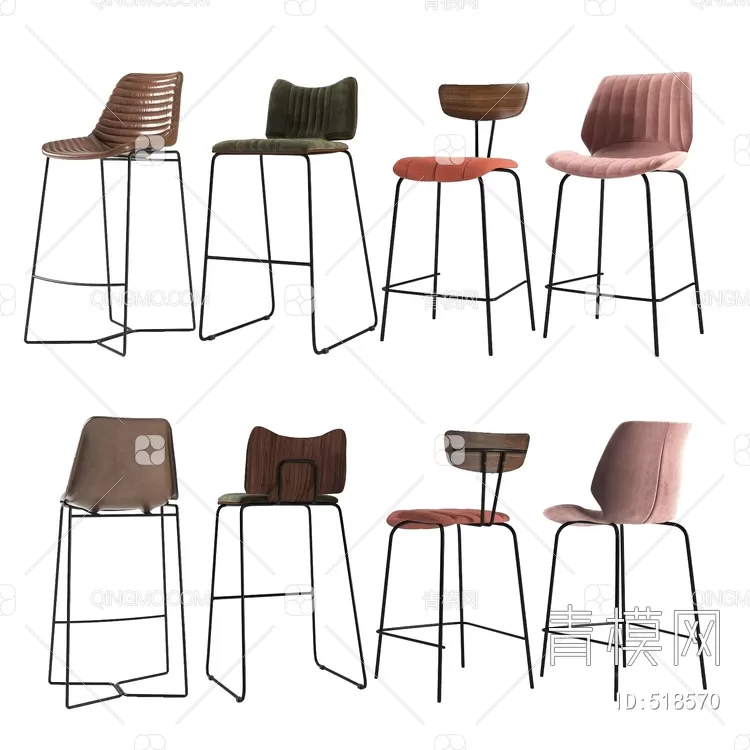STOOL – BAR CHAIR – 3DMODELS – 193 – PRO