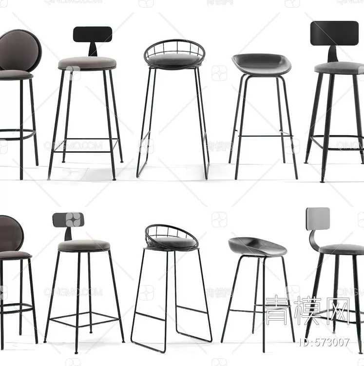 STOOL – BAR CHAIR – 3DMODELS – 208 – PRO