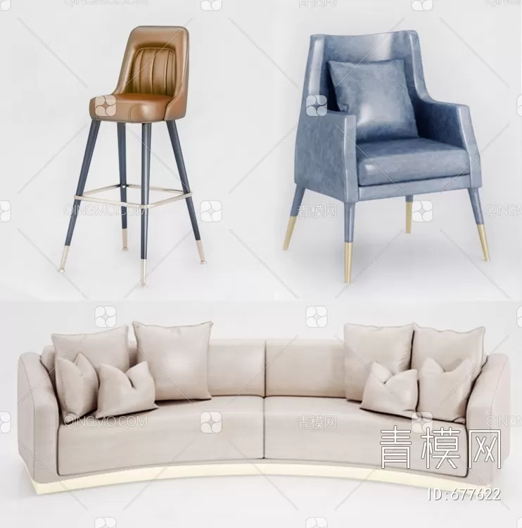 STOOL – BAR CHAIR – 3DMODELS – 239 – PRO