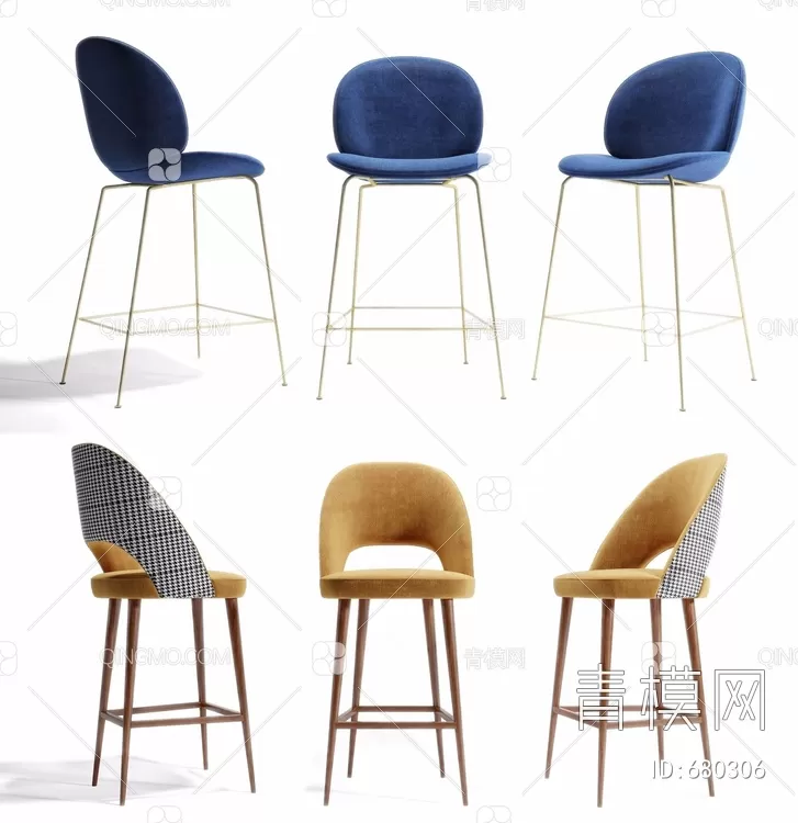 STOOL – BAR CHAIR – 3DMODELS – 240 – PRO