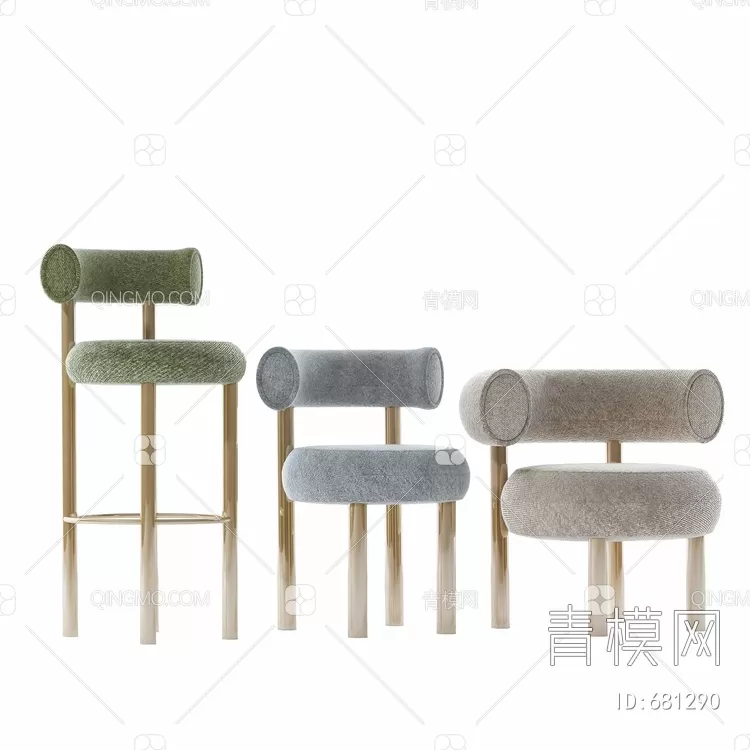 STOOL – BAR CHAIR – 3DMODELS – 241 – PRO