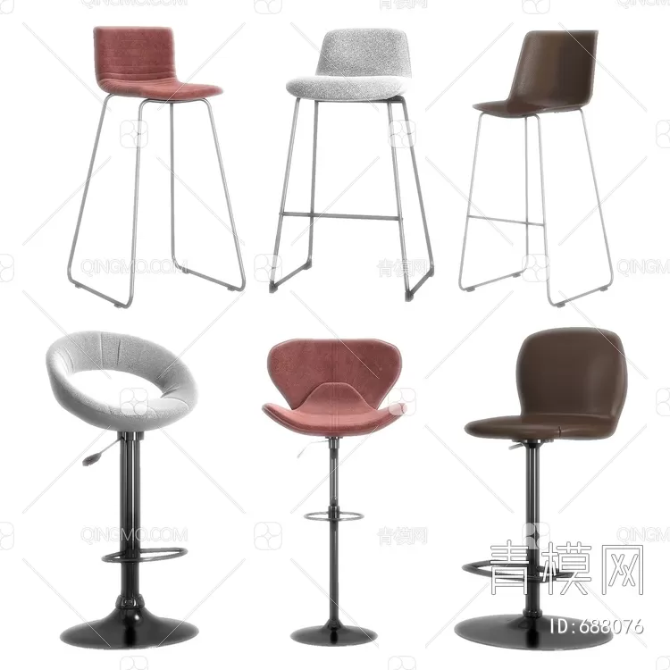 STOOL – BAR CHAIR – 3DMODELS – 250 – PRO