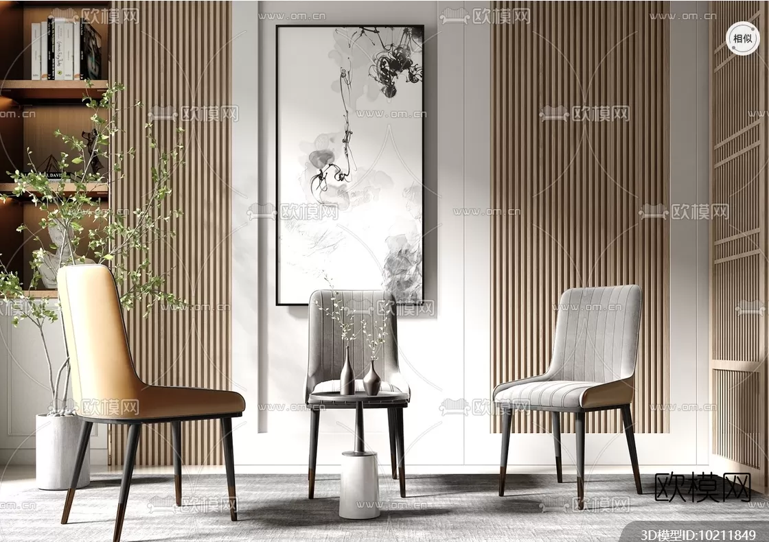 MODERN CHAIR – 3D MODELS – DOWNLOAD – 012 – PRO