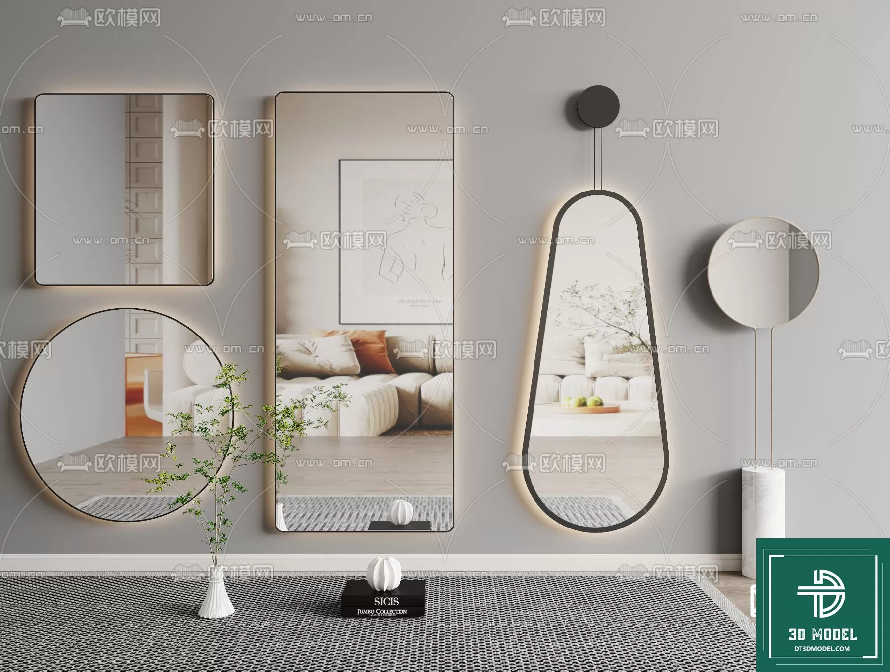 MIRROR – 3DMODELS – 050 – PRO