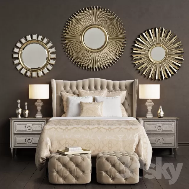 3DSKYMODEL – Bed – 2494