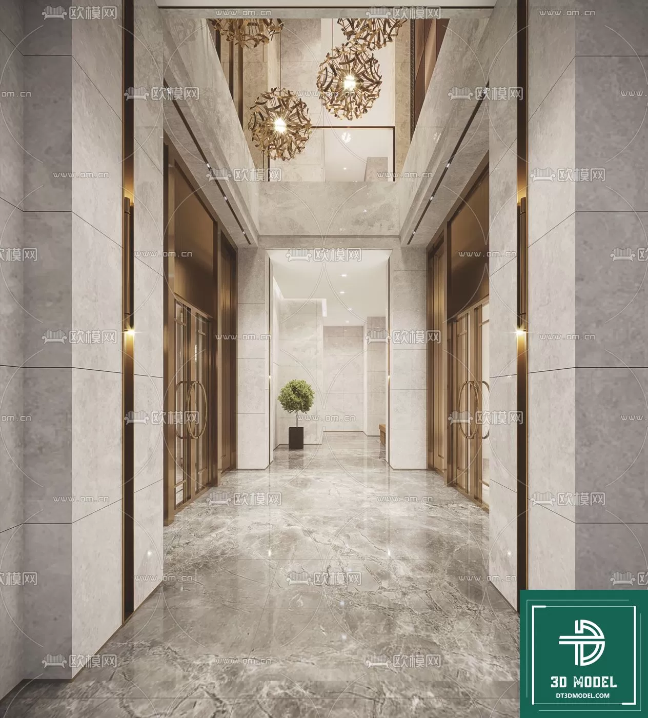 LOBBY 3D MODELS – SCENES – 041 – PRO