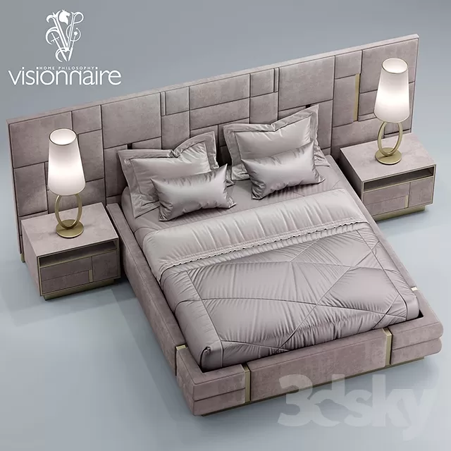 3DSKYMODEL – Bed – 2505